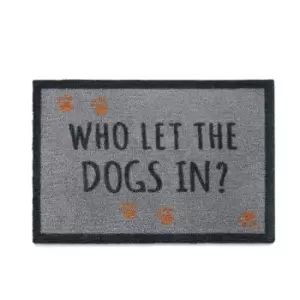 Pet Food Mat - Who Let The Dogs In?