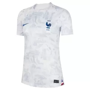 Nike France Away Shirt 2022 2023 Womens - White