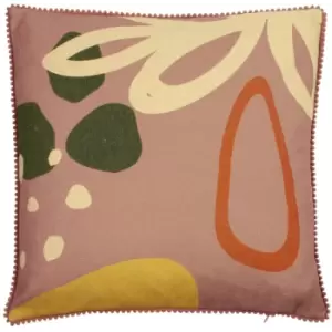 Furn Blume Cushion Cover (One Size) (Blush/Green/Yellow)