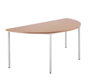 Jemini Semi Circular Table 1600 x 800mm V2 Beech OMPT1680SEMIBE2