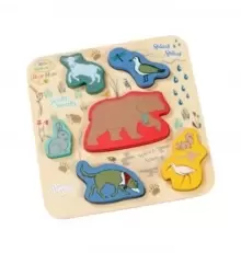 Bear Hunt Wooden Shape Puzzle