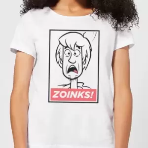 Scooby Doo Zoinks! Womens T-Shirt - White - XXL