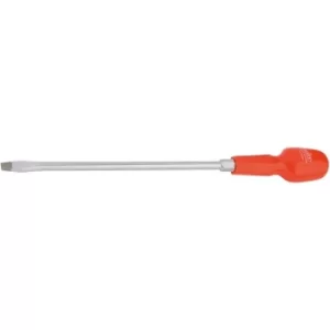 Draper Plain Slot Flared Tip Long Pattern Cabinet Pattern Screwdriver, 9.5 x 250mm (Sold Loose)