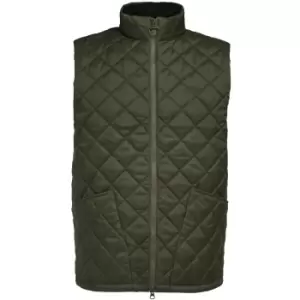 Barbour Mens Monty Gilet Olive Large