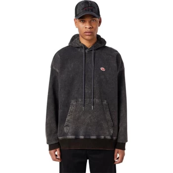 Diesel Washed OTH Hoodie - Black