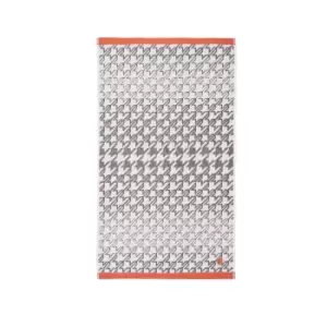 Ted Baker Houndstooth Geo Bath Towel, Charcoal