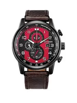 Citizen Gents Eco-Drive Marvel Deadpool Watch, Brown, Men