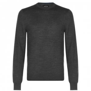 Howick Merino Crew Jumper - Charcoal