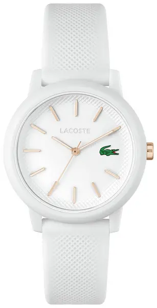 Lacoste Ladies 12:12 Mark White Strap Watch