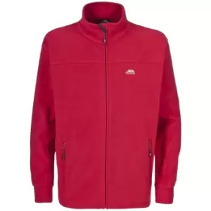 Trespass Mens Bernal Full Zip Fleece Jacket (S) (Red)