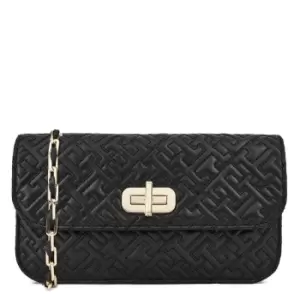 TOMMY HILFIGER Day To Night Turnlock Crossbody Bag - Black