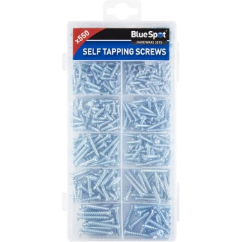 40574 550 Piece Assorted Self Tapping Screw Set - Bluespot