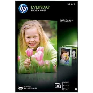 HP CR757A Everyday Glossy Photo Paper 10 x 15cm 200gsm 100 sheets