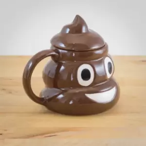 Emoticon Poo Mug in Brown