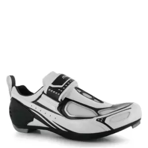 Muddyfox TRI100 Mens Cycling Shoes - White