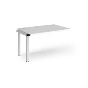 Bench Desk Add On Rectangular Desk 1200mm White Tops With White Frames 800mm Depth Connex