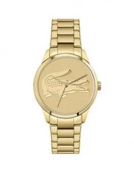 Lacoste Lacoste Ladycroc Watch With Yellow Gold Ip Bracelet And Dial