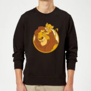 Disney Mufasa & Simba Sweatshirt - Black - 5XL