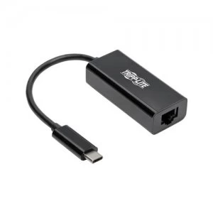 Tripp Lite USB-C to Gigabit Network Adapter with Thunderbolt 3 Compatibility Black