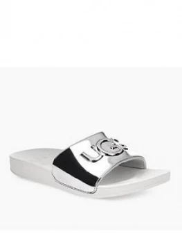 Ugg Graphic Sliders - Silver