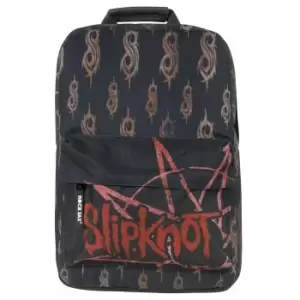 Rock Sax Wait And Bleed Slipknot Backpack (One Size) (Black/Red)