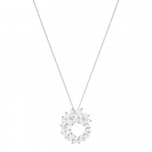 Swarovski Louison|Rhodium Plated|White|Frosty Winter Leaves Jewellery