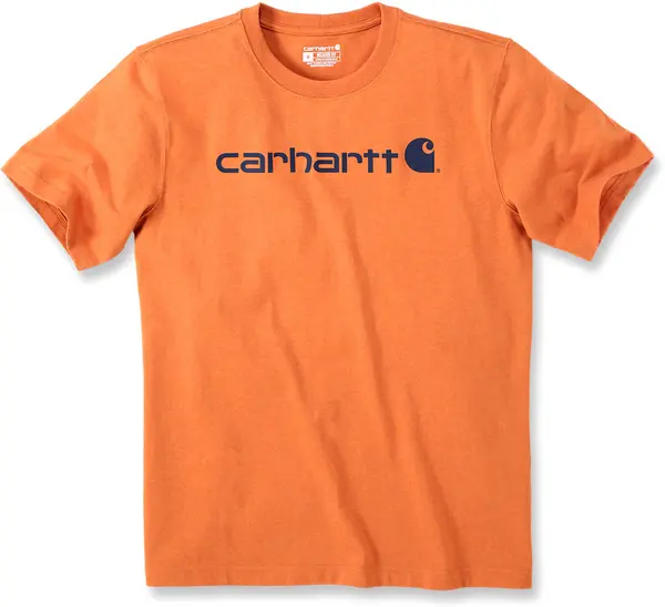 Carhartt EMEA Core Logo Workwear Short Sleeve T-Shirt, orange, Size M