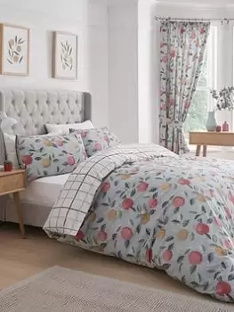 Dreams & Drapes Botanical Fruits Duvet Cover Set - Multi