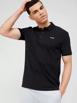 HUGO Donos222 Polo Shirt - Black, Size S, Men