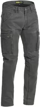 Lindstrands Luvos Cargo Motorcycle Textile Pants, grey, Size 54, grey, Size 54