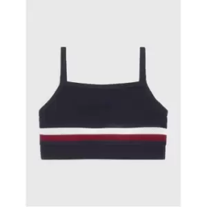 Tommy Hilfiger Global Stripe Sport Top - Blue