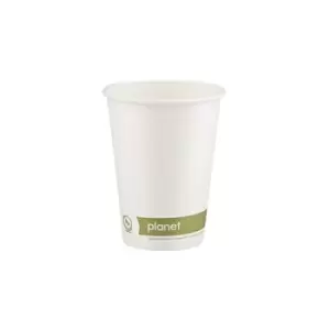 Planet 12oz Single Wall Plastic-Free Cups (Pack of 50) PFHCSW12