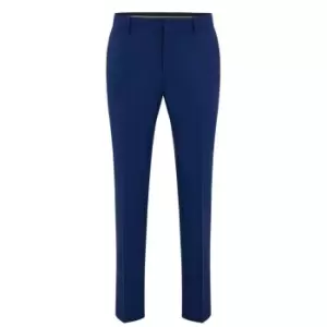 Boss Genius Suit Trousers - Blue