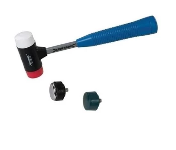 Silverline - 4-in-1 Multi-Head Hammer - 37mm Dia Face