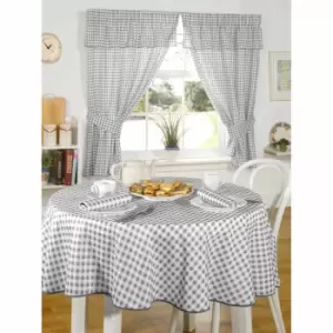 Green & Sons Molly Tablecloth 63" Charcoal