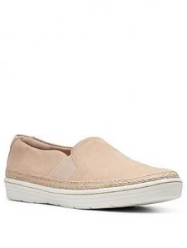 Clarks Marie Sail Plimsoll - Blush, Size 8, Women