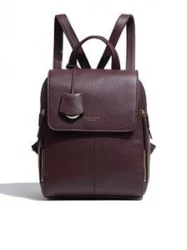 Radley Lorne Close Medium Zip Top Backpack - Mahogany