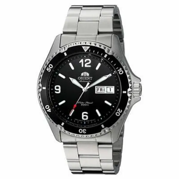 Orient 41.5mm Mechanical Sports Metal Strap Watch FAA02001B