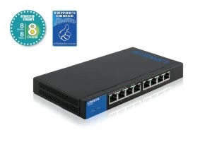 Linksys 1GB Smart Switch PoE+ 8-port