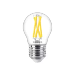 Philips Master Value LED 3.5W-40W ES E27 P45 2700K Dimmable Bulb - Warm White - 38774400