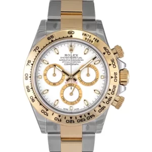 Cosmograph Daytona 18K Yellow Gold Automatic White Dial Mens Watch