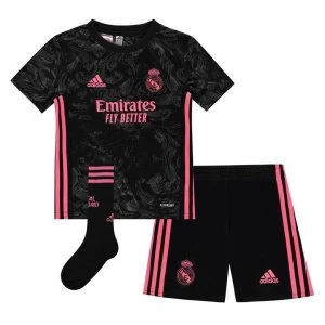 adidas Real Madrid Third Mini Kit 2020 2021 - Black