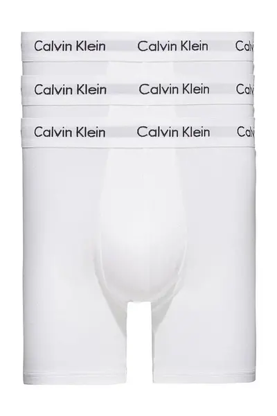 Calvin Klein 3 Pack Cotton Stretch Boxer Brief White