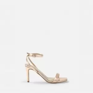 Missguided Barely there Low Heel - Silver