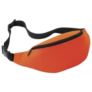 Bagbase Adjustable Belt Bag (2.5 Litres) (Pack of 2) (One Size) (Orange)