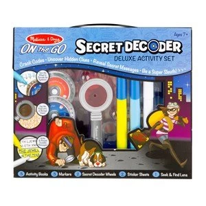 Melissa and Doug Secret Decoder Deluxe Activity Set ON the GO