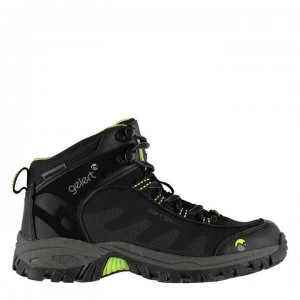 Gelert Softshell Mid Junior Walking Boots - Black/Lime