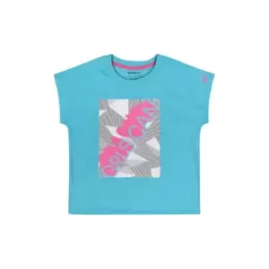 Reebok Logo T-Shirt Junior Girls - Blue