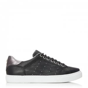 M by Moda Patch Detail Benni Trainers - BLK/PEW BACK