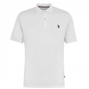 US Polo Assn US Core Pique Polo Shirt - Bright White